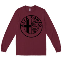 Burgundy alfa racing big Long Sleeve Tee - PixelFlow