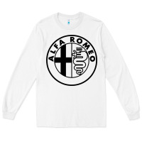 White alfa racing big Long Sleeve Tee - PixelFlow