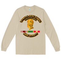 Mushroom Womens Army Corps Vietnam Era Veteran Mother Day Gift Long Sleeve Tee - trangStudio