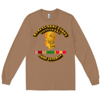 Toasted Coconut Womens Army Corps Vietnam Era Veteran Mother Day Gift Long Sleeve Tee - trangStudio