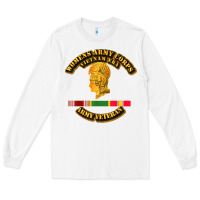 White Womens Army Corps Vietnam Era Veteran Mother Day Gift Long Sleeve Tee - trangStudio