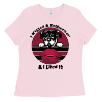 Bubblegum Pink I kissed a dog and I like it Ladies Tee - Bettercallsaul