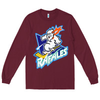 Burgundy Quebec Rafales Long Sleeve Tee - PixelFlow