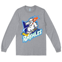 Heather Grey Quebec Rafales Long Sleeve Tee - PixelFlow