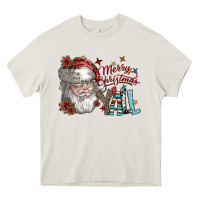 Cream merry christmas yall Heavy Core Tee - SublimationCraftShop