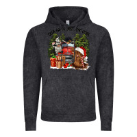 Vintage Black dear santa just send cows Vintage Hoodie - CowGirlArtShop