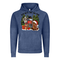 Vintage Denim dear santa just send cows Vintage Hoodie - CowGirlArtShop
