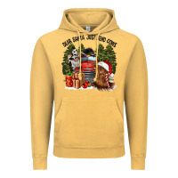 Vintage Mustard dear santa just send cows Vintage Hoodie - CowGirlArtShop