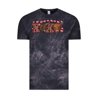 Cloud Black Xoxo highland cows Vintage Tee - RanaPortraitStore