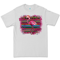 Dove Grey Flamingo Christmas Premium Tee - Bettercallsaul