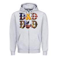 Heather Grey American Dad Bod Zipper Hoodie - LillyAllenDesigns