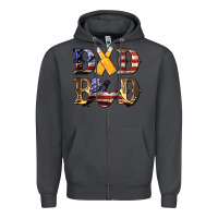 Smoke American Dad Bod Zipper Hoodie - LillyAllenDesigns