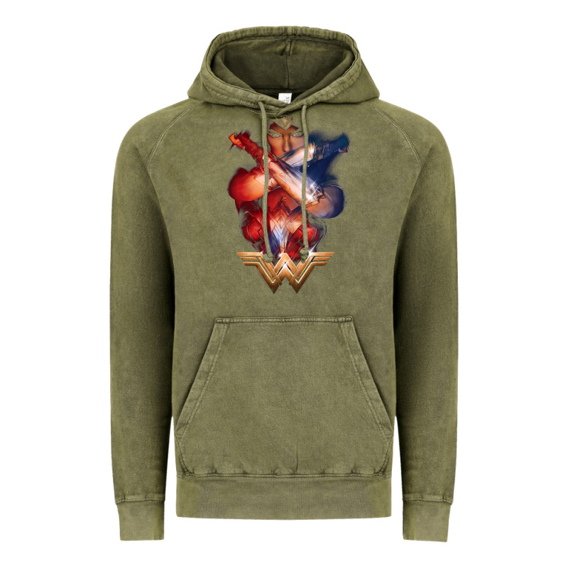 Wonder Woman Movie Arms Crossed T Shirt Vintage Hoodie by InspiraDesign | Teevron