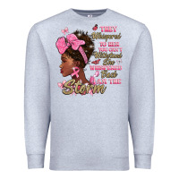 Heather Grey they whispered to hear you cant withstand the stor Premium Sweatshirt - BarkalooDesign