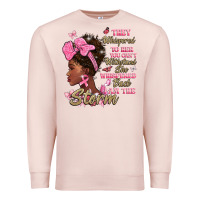 Pale Pink they whispered to hear you cant withstand the stor Premium Sweatshirt - BarkalooDesign