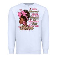 White they whispered to hear you cant withstand the stor Premium Sweatshirt - BarkalooDesign