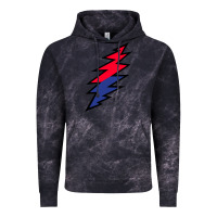 Cloud Black Lazy Lightning Bolt Vintage Hoodie - InspiraDesign