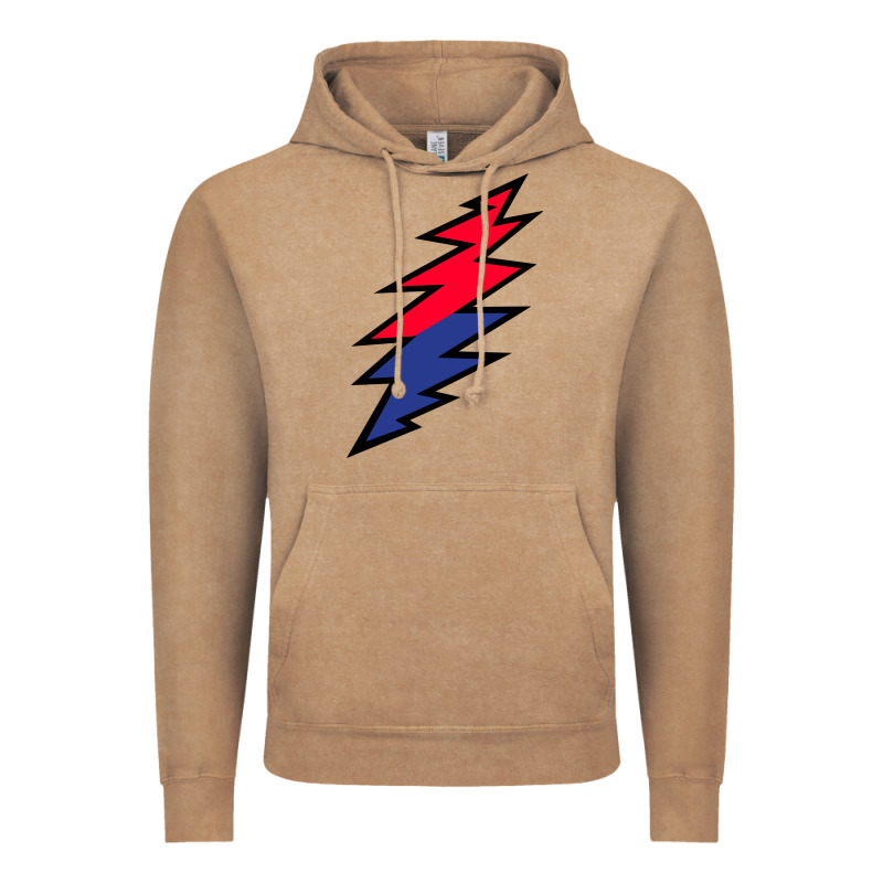 Lazy Lightning Bolt Vintage Hoodie by InspiraDesign | Teevron