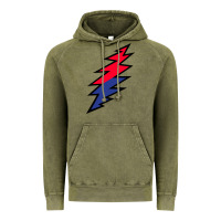 Vintage Olive Lazy Lightning Bolt Vintage Hoodie - InspiraDesign