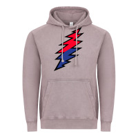Vintage Zinc Lazy Lightning Bolt Vintage Hoodie - InspiraDesign