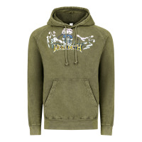Vintage Olive Megadeath caught Vintage Hoodie - InspiraDesign