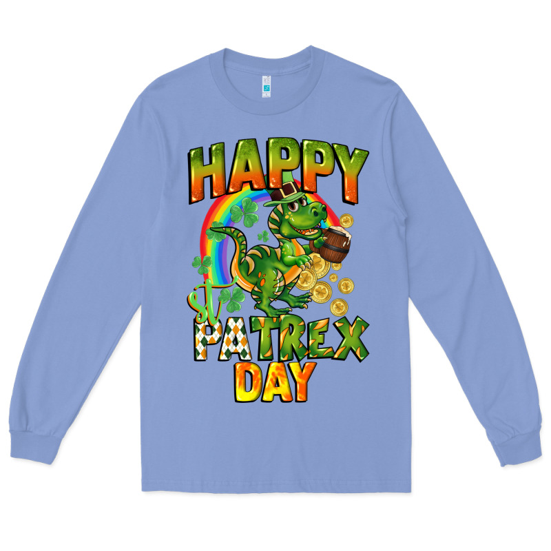 Happy St. Patrex Day Long Sleeve Tee by CowGirlArtShop | Teevron