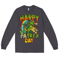 Smoke Happy St. Patrex Day Long Sleeve Tee - CowGirlArtShop