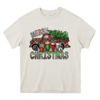 Cream merry christmas Heavy Core Tee - SublimationCraftShop
