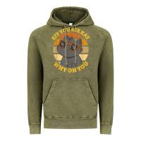 Vintage Olive funny retro sunset eff you see kay why oh you cat lovers t shirt Vintage Hoodie - ArtChic