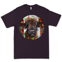 Plum Western Christmas Calf Premium Tee - RanaPortraitStore
