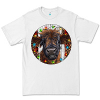 White Western Christmas Calf Premium Tee - RanaPortraitStore