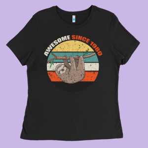 Born In 1980 Womens 1980 Ladies Tee Designed By Bettercallsaul
