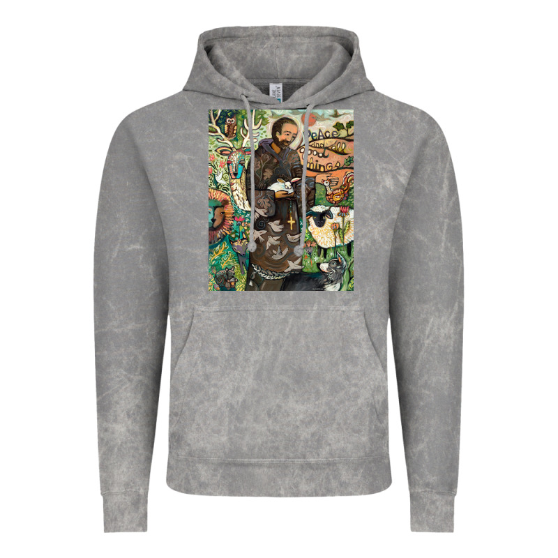 Saint Francis Vintage Hoodie by ArtChic | Teevron