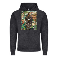 Vintage Black saint francis Vintage Hoodie - ArtChic