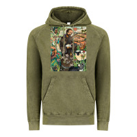 Vintage Olive saint francis Vintage Hoodie - ArtChic