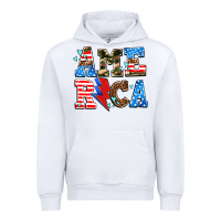 White america with heart Urban Hoodie - AdoDesignShop