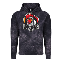 Cloud Black rooster art Vintage Hoodie - ArtChic