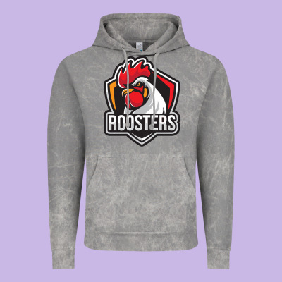Rooster Art Vintage Hoodie Designed By Artchic