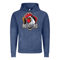 Vintage Denim rooster art Vintage Hoodie - ArtChic