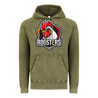 Vintage Olive rooster art Vintage Hoodie - ArtChic