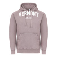 Vintage Zinc vermont vintage state athletic style pullover hoodie Vintage Hoodie - ArtChic