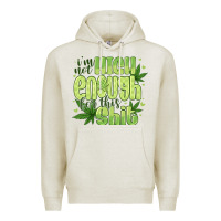 Oatmeal Heather i'm not high enough for Premium Hoodie - CowhideDigitalArt