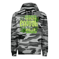 Slate Camo i'm not high enough for Premium Hoodie - CowhideDigitalArt