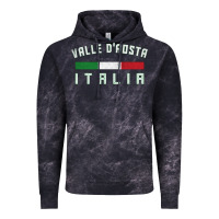 Cloud Black valle d'aosta italia italy region typography design Vintage Hoodie - ArtChic