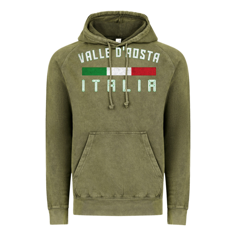 Valle D'aosta Italia Italy Region Typography Design Vintage Hoodie by ArtChic | Teevron