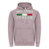 Vintage Zinc valle d'aosta italia italy region typography design Vintage Hoodie - ArtChic