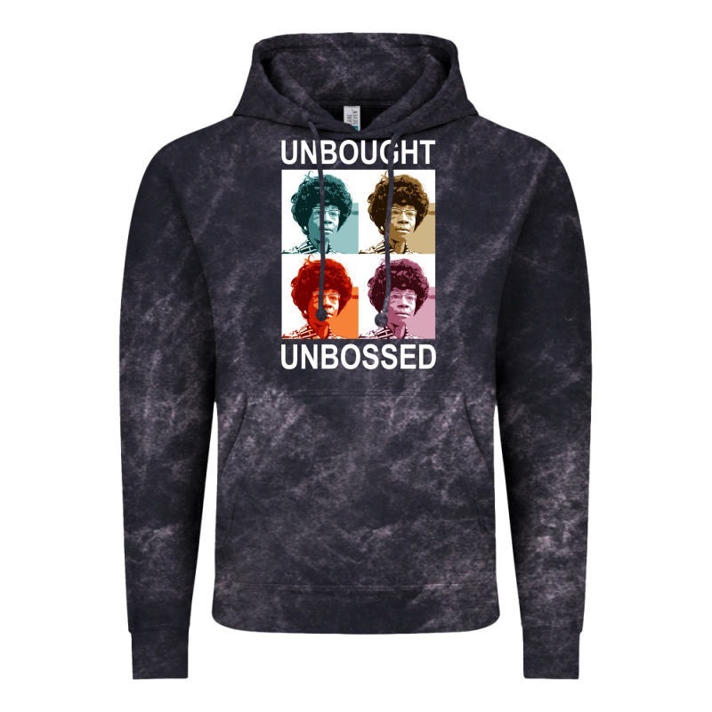 Unbought Unbossed Shirley Chisholm Retro Vintage Gift Long Sleeve T Sh Vintage Hoodie by ArtChic | Teevron