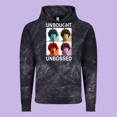 Unbought Unbossed Shirley Chisholm Retro Vintage Gift Long Sleeve T Sh Vintage Hoodie Designed By Artchic