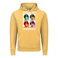 Vintage Mustard unbought unbossed shirley chisholm retro vintage gift long sleeve t sh Vintage Hoodie - ArtChic