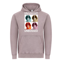 Vintage Zinc unbought unbossed shirley chisholm retro vintage gift long sleeve t sh Vintage Hoodie - ArtChic